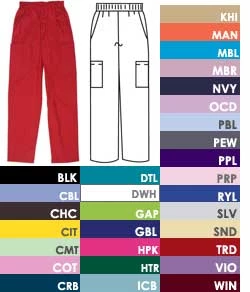 Pantaloni Scrub Dickies Everyday - Verde Mela - Pantaloni con vita elastica