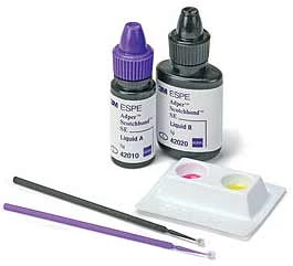 Adper Scotchbond SE 3M Adhesivo de autocondicionamiento. Dos componentes, cambio de color.
