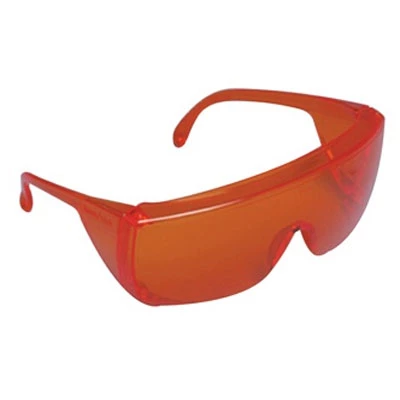 Gafas de protección U.V., naranjas, filtran más del 99% de los U.V.