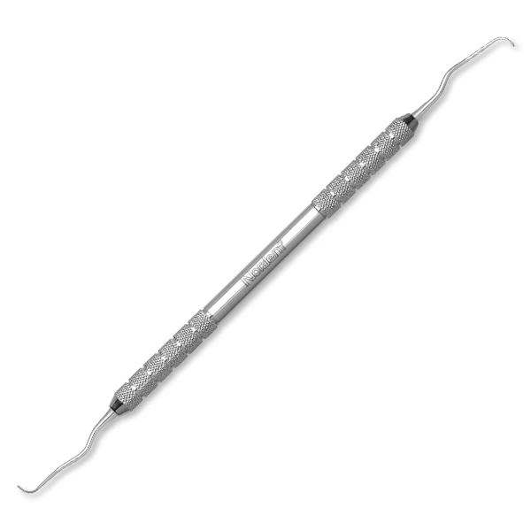Curette Gracey a doppia estremità Nordent #11/12 con manico lungo (lama standard)