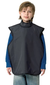 DUX Dental Xenolite Lead-Free X-Ray Apron, Microfiber Front, with Collar