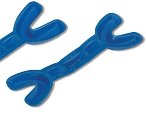 Flura-Gel Vassoio Fluorurato a Doppia Arcata con Cerniera - Blu, Confezione da 100 Vassoi
