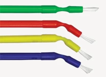 Benda Brush Mini - Blue, White bristles, Fine point, Single End, Pack of 576