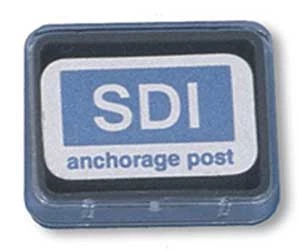 JS Titanium Posts Medium #3 Titanium Post, 1.35mm x 9.3mm, Box of 6 posts