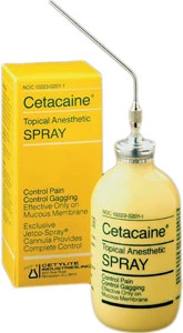Cetacaine Topisches Anästhetikum SPRAY 56 g Flasche. Dreifach-Wirkformel.