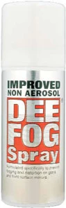 Dee Fog Mirror Anti-Fog Spray, 2.5 oz. Bottle. Provides clear, undistorted