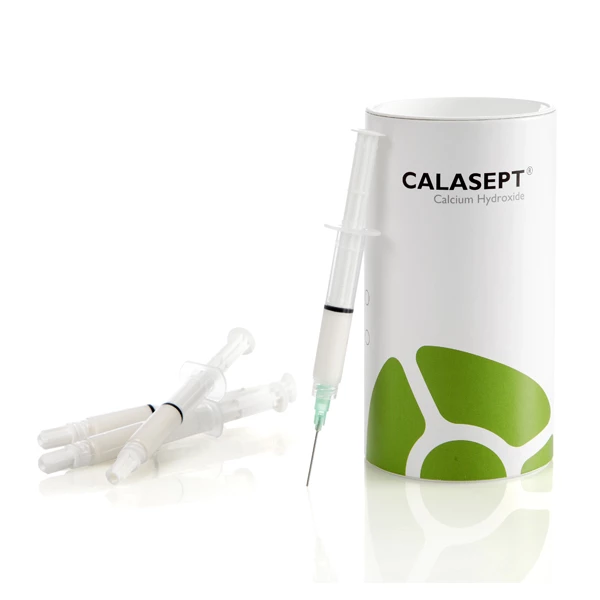 Кит Calasept Bulk, 20 шприцев и 100 игл. Чистый гидроксид кальция.