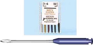Mity Gates #5, 32mm Nickel-Titanium Gates Glidden Drill, Max rotation speed