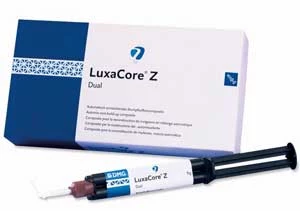 LuxaCore Z-Dual Smartmix - материал для наращивания коронки, синий цвет, 2 шприца по 9 г.