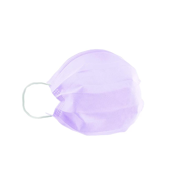 Mascarilla facial S3 Mint Cranberry con lazo para orejas, sin látex en lavanda.