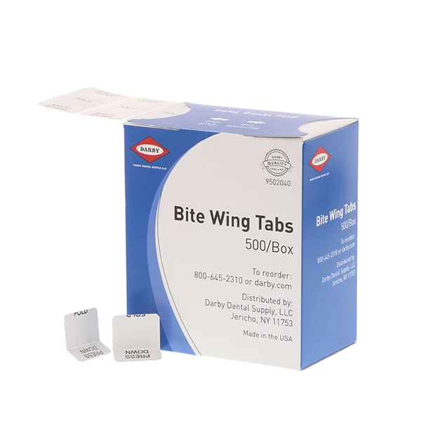 House Brand Bite Wing Tab, Pressure Type, Box of 500 Tabs