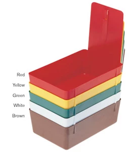 DUX Dental Dux Lab Pan - White, Stain-resistant, High-impact Molded Plastic