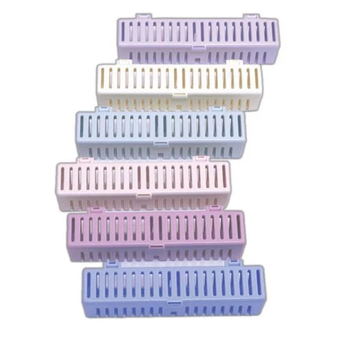 Steri-Cage Baby Blue Container 8" x 1-3/4" x 1-3/4" to use in Ultrasonic