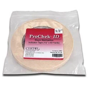 Индикаторная лента для паровой стерилизации ProChek ID, 1" x 60 ярдов/рулон, коробка из 6 рулонов