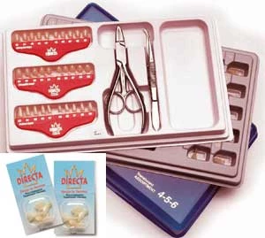 Directa Temporäre Kronen Molar Set mit Kronenwerkzeugen, Polycarbonat, Komplett
