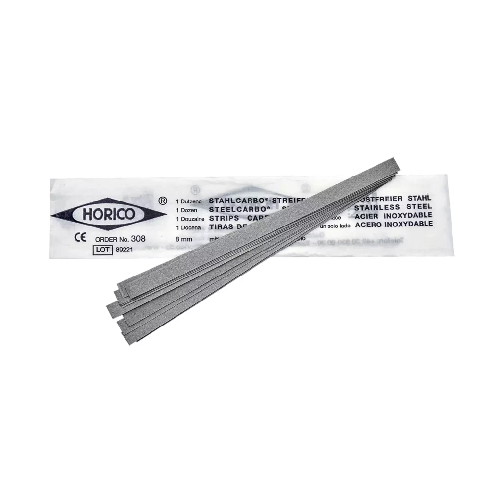 Strisce separatrici Horico Stahlcarbo, larghezza 8 mm, spessore 0,2 mm - 12 pezzi Strisce separatrici Horico Stahlcarbo, larghezza 8 mm, spessore 0,2 mm - 12 pezzi