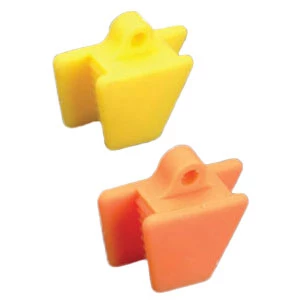 EXTND Propósitos de Boca de Silicona - Pequeño (Pedo), Naranja 2/Paq. Esterilizable por todos.