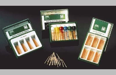 Hygenic ISO standardized #40 natural gutta percha points, box of 100 points