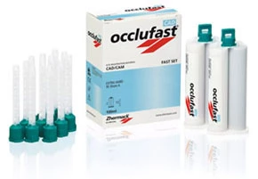 Occlufast CAD, светло-голубой цвет, A-силикон для регистрации прикуса, разработан.