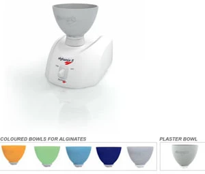 Alghamix II Alginate Mixing Machine. 2 bowl rotation speeds with ergonomic