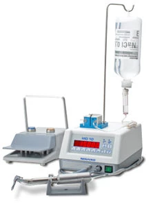 Sistema de implantes y cirugía Nouvag MD-10 con pieza de mano de ángulo contra 32:1.