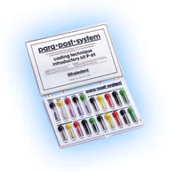 ParaPost casting technique introductory kit, containing 20 plastic impression