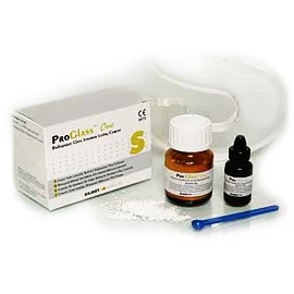 ProGlass One Cemento Ionomero di Vetro per Cementazione, Kit Polvere e Liquido, lega chimicamente.