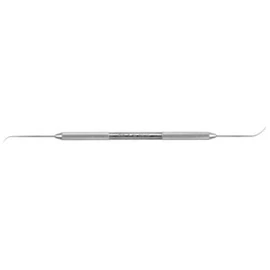 Explorador dental doble extremo Osung #3-3A con mango de acero inoxidable.