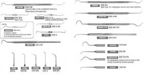Osung Dental Explorer Set, 20 instruments with Stainless Steel handles