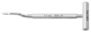 Osung остеотом, расширитель кости, рабочий конец BOC-35 - 3,5 мм. Ручка в форме Т.