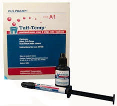 Tuff-Temp A2 Spritzenkit. Provisorische Veneer-, Kronen- und Brückenharz, duale Aushärtung.