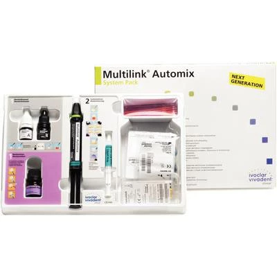 Multilink Automix Easy Clean-Up Universal Resin Cement TRANSPARENT System Pack