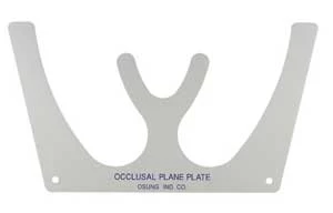 Piastra Osung Plane, Occlusale, D-AOP-01. (Stile Fox) La verticale del paziente.