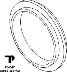 Reservoir-Dichtung, EPDM; 70 Shore A, Modelle: 7 & M7, Midmark Ritter