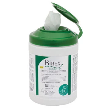 Toallitas Birex SE - Desinfectante a base de fenol dual, elimina TB en 10 minutos, VIH.