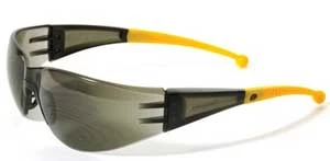 Flare Eyewear - Lentes grises con puntas amarillas. Elegantes, cómodos y económicos.
