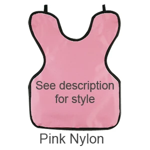 Palmero bleifreie Petite/Kinder-Röntgenschürze ohne Kragen, pink Nylon