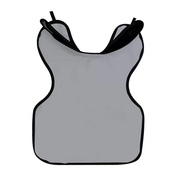 Grembiule radiologico Palmero Child ProtectAll con colletto, grigio, 20" x 20", tiroide e