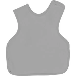 Delantal de rayos X dual Palmero Child Pano, vinilo gris con ribete gris, 19 7/8" x 19.
