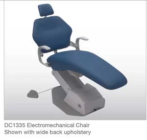 Sedia dentale elettromeccanica DCI Asepsis, programmabile da un operatore.