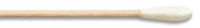 Aplicadores de alginato de calcio Calgiswab, 6" x 1/10", mango de madera.