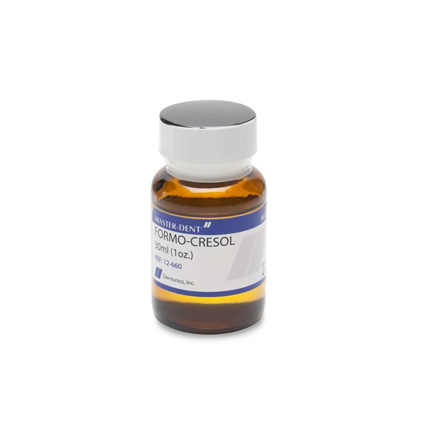 Master-Dent Formo-Cresol (48.5% formaldehyde, 48.5% cresol, 3% glycerine), 1