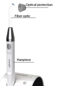 Fibra óptica de reemplazo completa para lámpara de curado LED inalámbrica Silverlight.