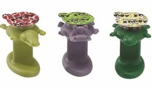 Zooby Grit Grosso, Gusto Torta Happy Hippo, Pasta Prophylactica con Xilitolo e 1,23%