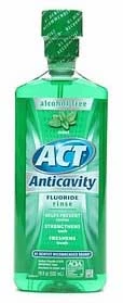 Act Anti-Cavity Fluoride Rinse, Mint Flavor. Case of 24 - 18 ounce bottles Act Anti-Cavity Fluoride Rinse, Mint Flavor. Case of 24 - 18 ounce bottles