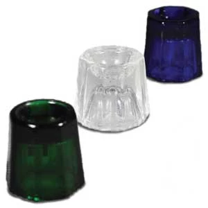 Prehma Grünes Glas Dappen-Geschirr, einzelnes Dappen-Geschirr