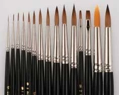 Keystone Kolinsky Pinsel, #2, aus natürlichem Kolinsky-Sable, einzelner Pinsel