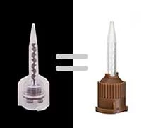 House Brand Brown Mixing Tips for Dual Barrel Resin Based Cementation System, 1