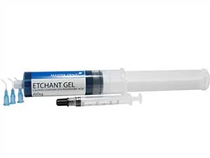 Master-Dent GEL Ácido Grabador AZUL, 37% Ácido Fosfórico, jeringa a granel de 60 gramos con 5.