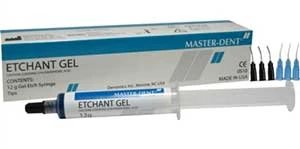 Master-Dent Gel de Grabado Verde 37% Ácido Fosfórico, jeringa Luer Lock de 12 gramos.